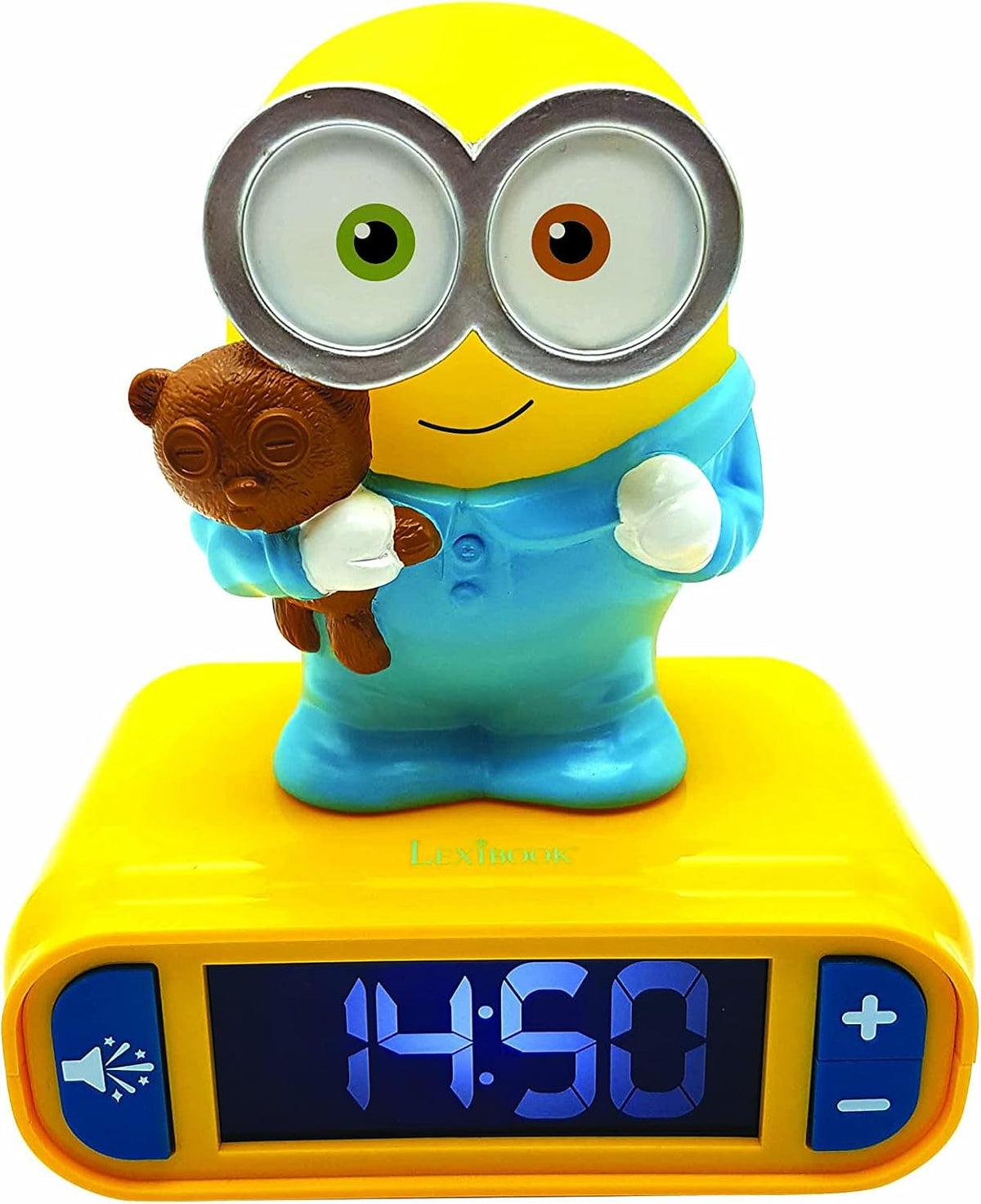 LEXiBOOK - Minions - Bob Digital Alarm Clock - Snooze Function - Minions Sound