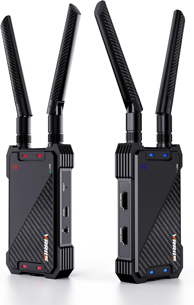 Wireless HDMI Transmitter and Receiver, 1300FT Wireless HDMI Extender Kit by VRRIIS