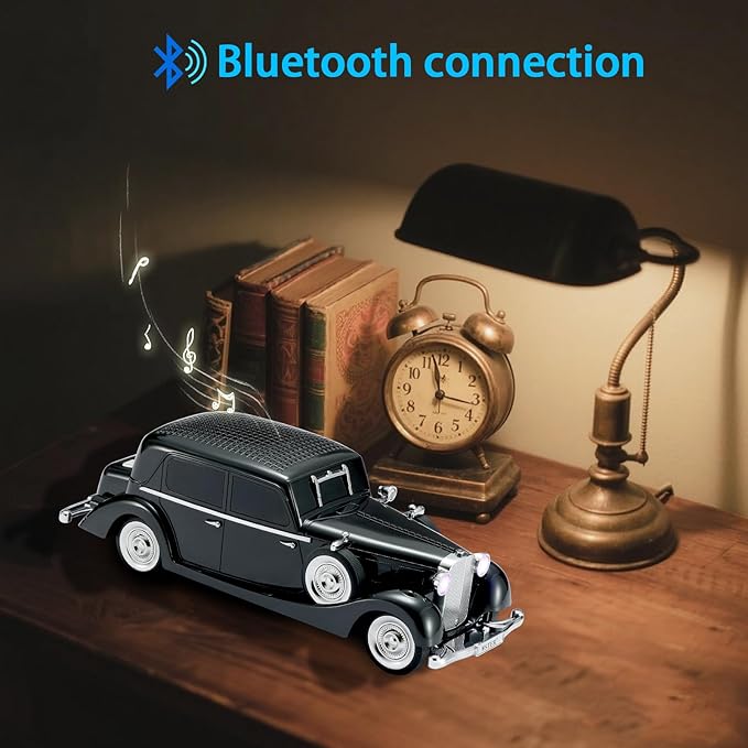 WS-1934 Retro Classic Car Bluetooth Replica Speaker – Wireless HD Sound - Image 4