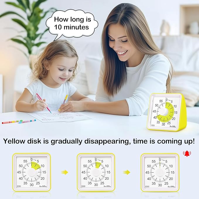 Secura 60 Minute Essential Visual Timer - Image 4