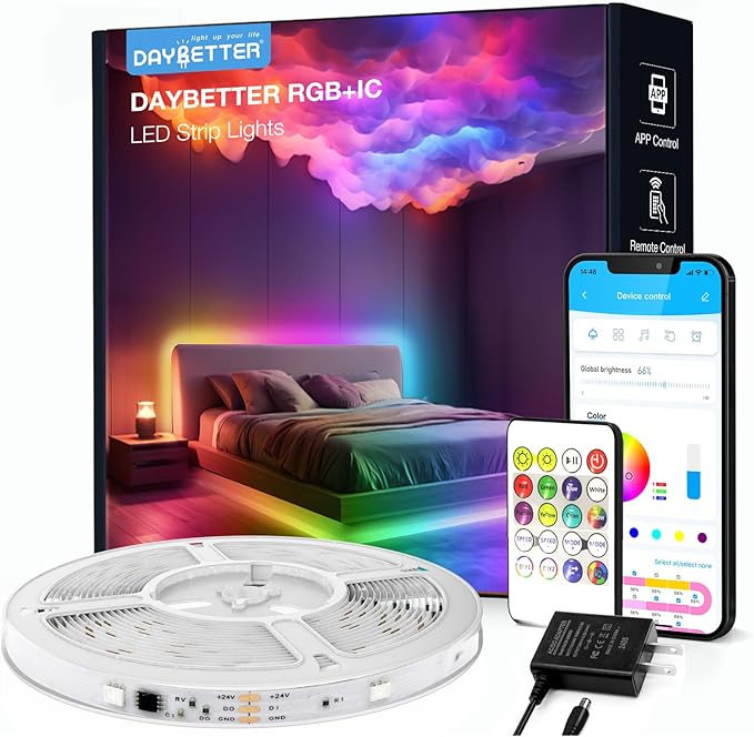 DAYBETTER Smart IC LED Strip Lights, BGRIC LED Lights by DAYBETTER