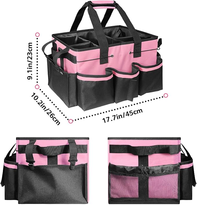 Boczif Cleaning Caddy Bag Wearable, Cleaning Caddy Supplies Organizer - Image 6
