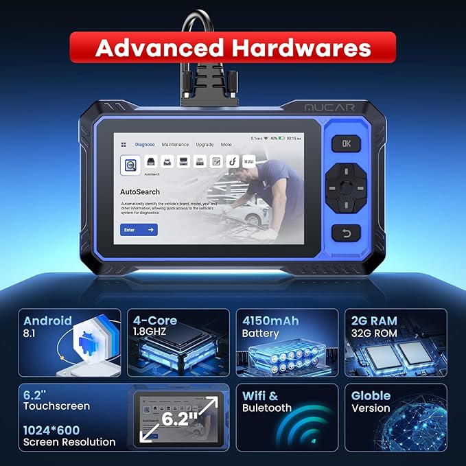 OBD2 Scanner, MUCAR 632 Elite AI-Assisted OBD2 Bidirectional Scan Tool - Image 7