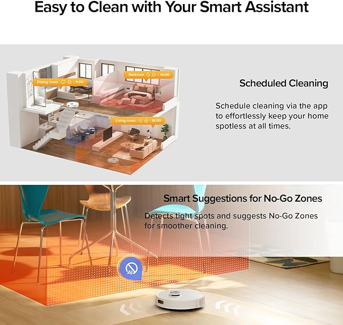 roborock Q7 M5+ Robot Vacuum and Mop, Upgraded from Q5 Max+, 10000Pa Suction - Image 8