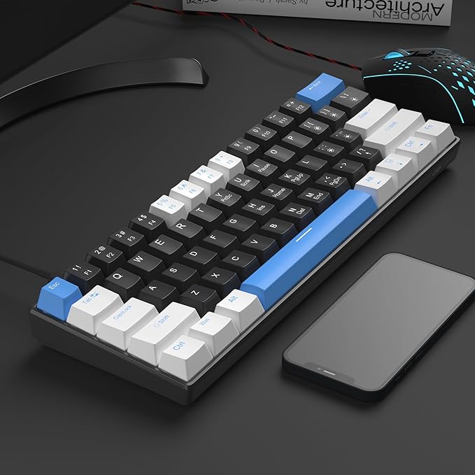 Camiysn 60% Mechanical Gaming Keyboard, Detachable Type-C Cable Mini Keyboard - Image 7