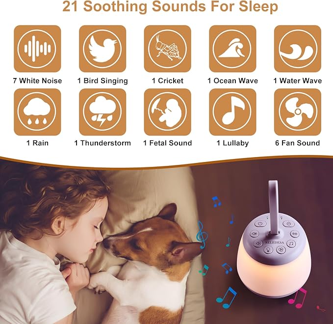 Upgraded Travel White Noise Sound Machine - Image 2