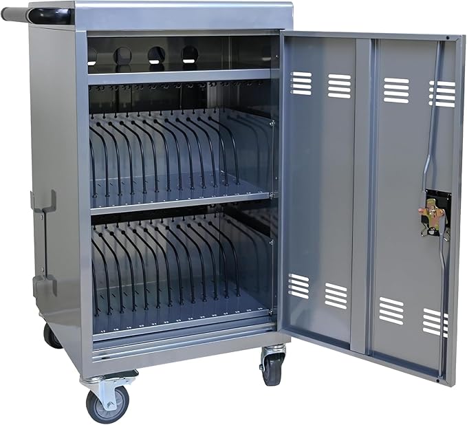 Aokleo 32 Devices Laptop Charging Cart, Tablet Storage Carts - Image 4