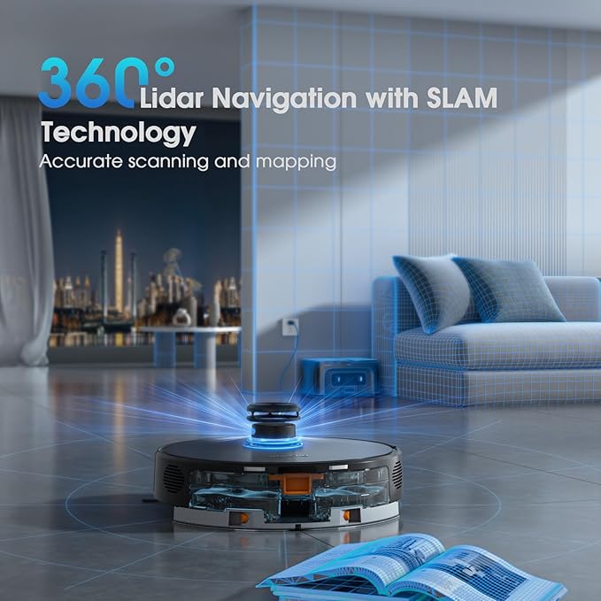 Robot Vacuum and Mop Combo, Robotic Vacuums Cleaner - Image 5