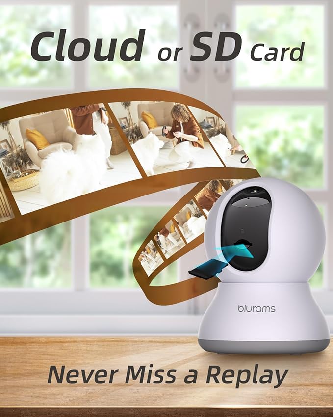 blurams Cameras for Home Security, 2K Pet Camera - Image 7