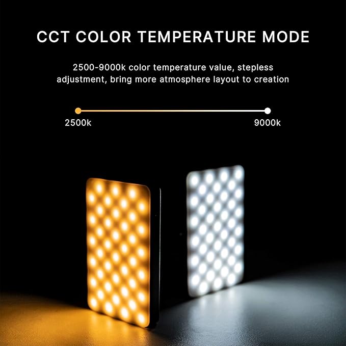VIJIM VL120 RGB Video Light, Portable LED Camera Light Panel 0-360 Full Color - Image 8
