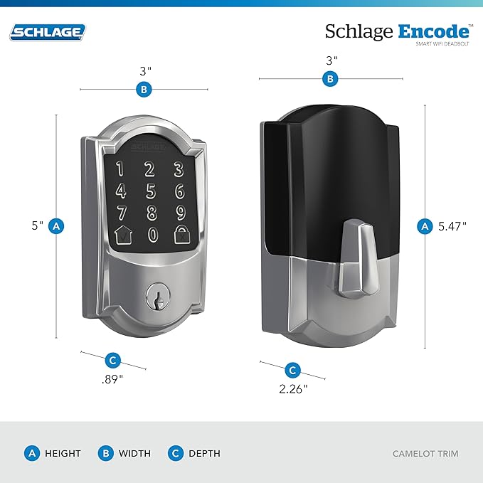 Schlage Encode Smart WiFi Deadbolt - Image 3