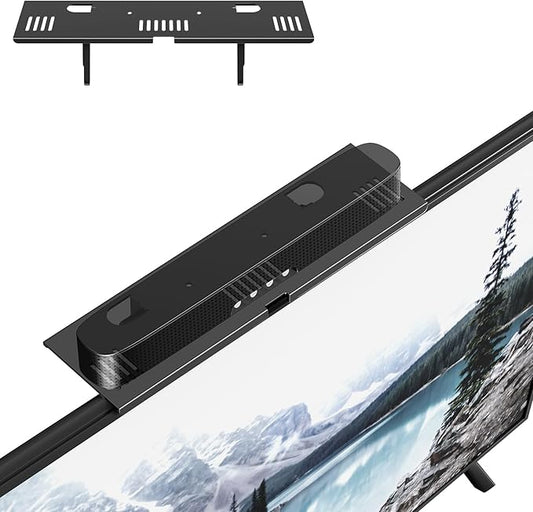 Adjustable Steel TV Top Shelf, Floating TV Stand, Universal Monitor Shelf by CABTE