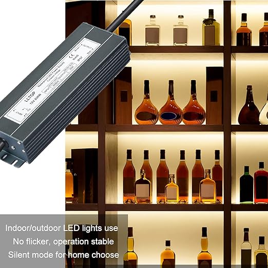 LLTOP Low Voltage Transformer 200 Watts Waterproof IP67 Power Supply 90-130V AC - Image 5
