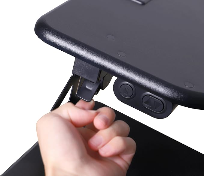 Rocelco 37.4" Electric Standing Desk Converter - Image 7