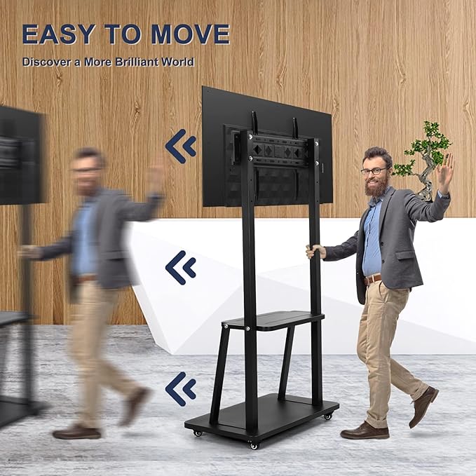 Maiproo Rolling TV Stand with Wheels - Image 3