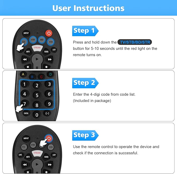 Universal Remote Control for Samsung/LG/Vizio/Hisense/TCL/Sony/Philips/Insignia/ - Image 4