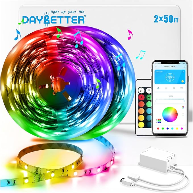 DAYBETTER Led Strip Lights 100 ft Smart - Image 9