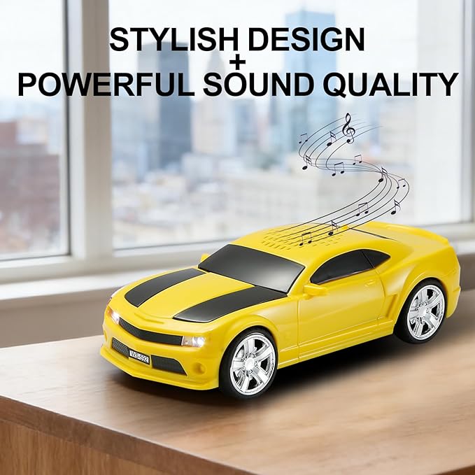 WSTER Classic Sports Car Model Bluetooth Speaker, Portable Wireless Outdoor - Image 7