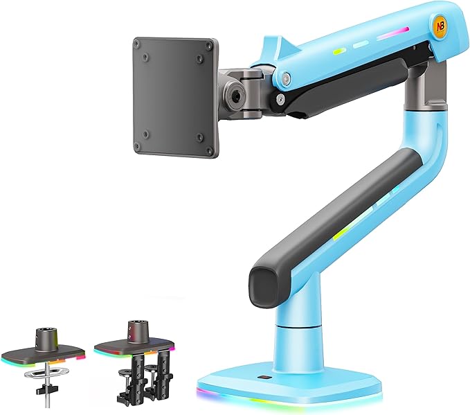 NB Gaming Monitor Arm or for 32 to 60 Inches Screen, Load up to 20 kg, VESA by NBERGONOMIC