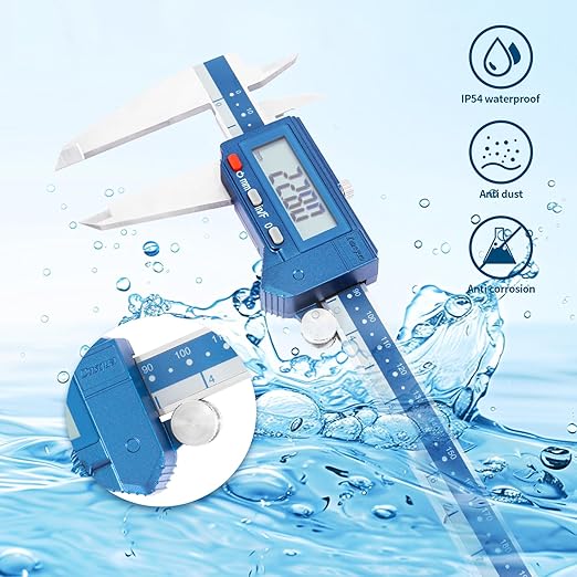 Dasqua Digital Caliper 12", IP54 Stainless Steel Water Resistant Caliper - Image 4