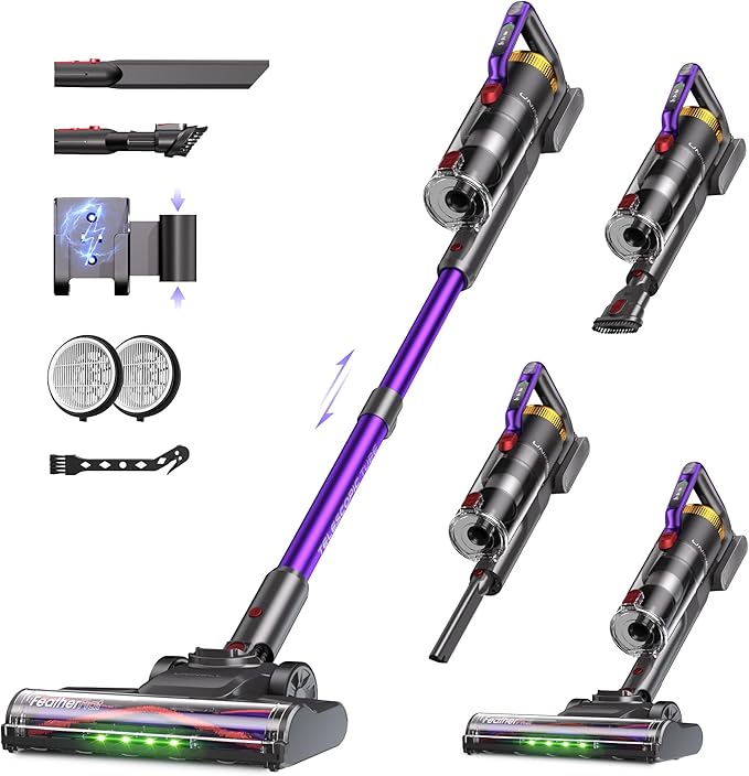 UNINELL HOME UV2 Cordless Vacuum Cleaner, 48000Pa/550W Vacuum Cleaners by UNINELLHOME