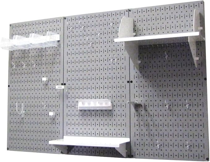 Wall Control Pegboard Organizer 4 ft. Metal Pegboard Standard Tool Storage Kit - Image 2