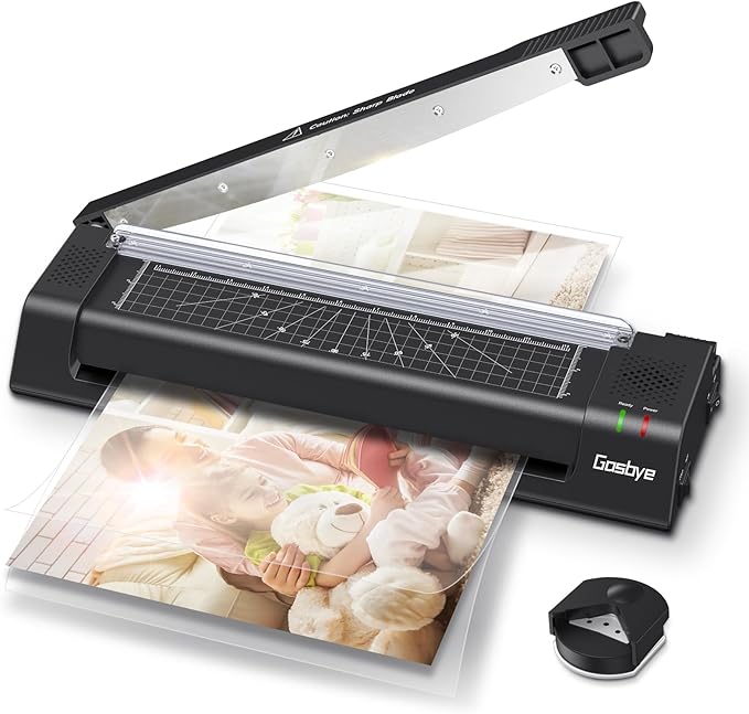 Gasbye Laminator Machine, 13-Inch Thermal Laminator by Gasbye