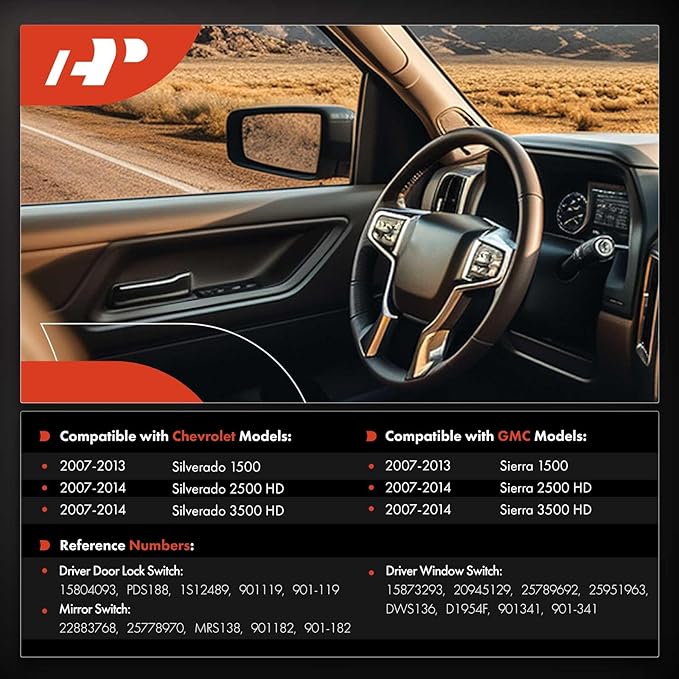 A-Premium Power Window Control Switch & Door Lock Mirror Switch - Image 3