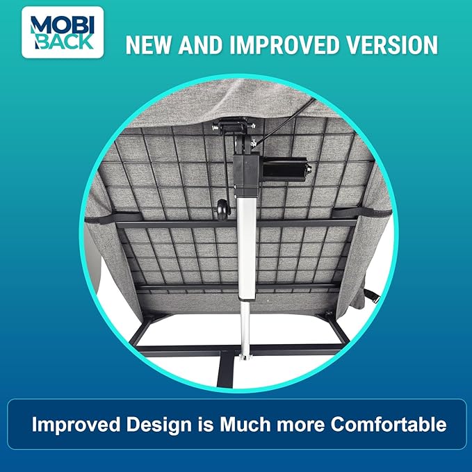 Electric Lifting Backrest for Bed by Mobi-Back, Medical Back Pillow - Image 3