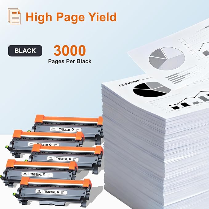 VLOVEINK TN830XL TN830 Toner Cartridge Replacement - Image 2