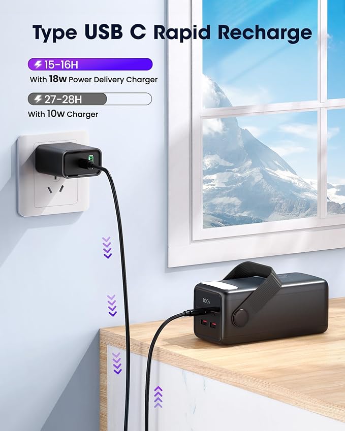 Portable Charger 70000mAh Power Bank, 22.5W Fast Charging USB C Battery Pack - Image 6