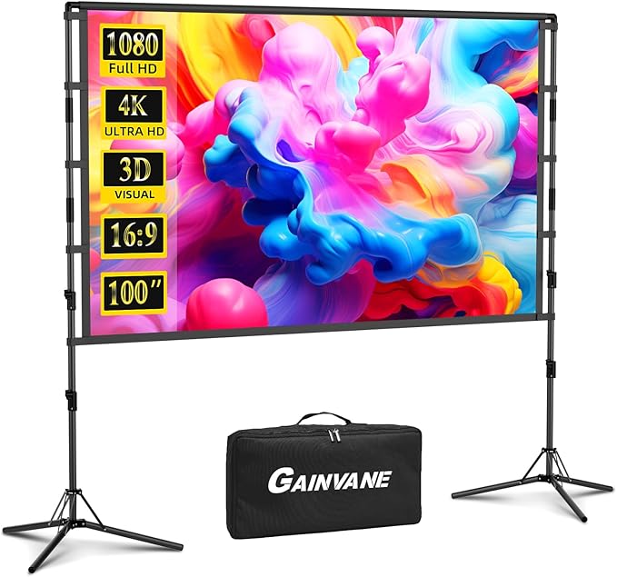 100-Inch Portable Projector Screen by Projectorscreen