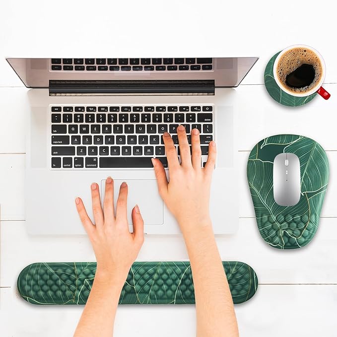 Hasinart Ergonomic Mouse Pad and Keyboard Wrist Rest - Image 6
