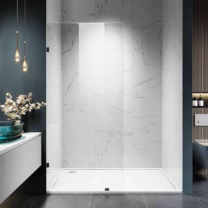 Shower Glass Panel, Frameless Walk in Shower Door by Unknown