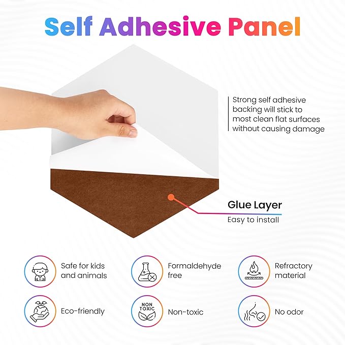 Acoustic Panels 12 Pack Soundproof Wall Panels, High-Density Wall Decoration - Image 6