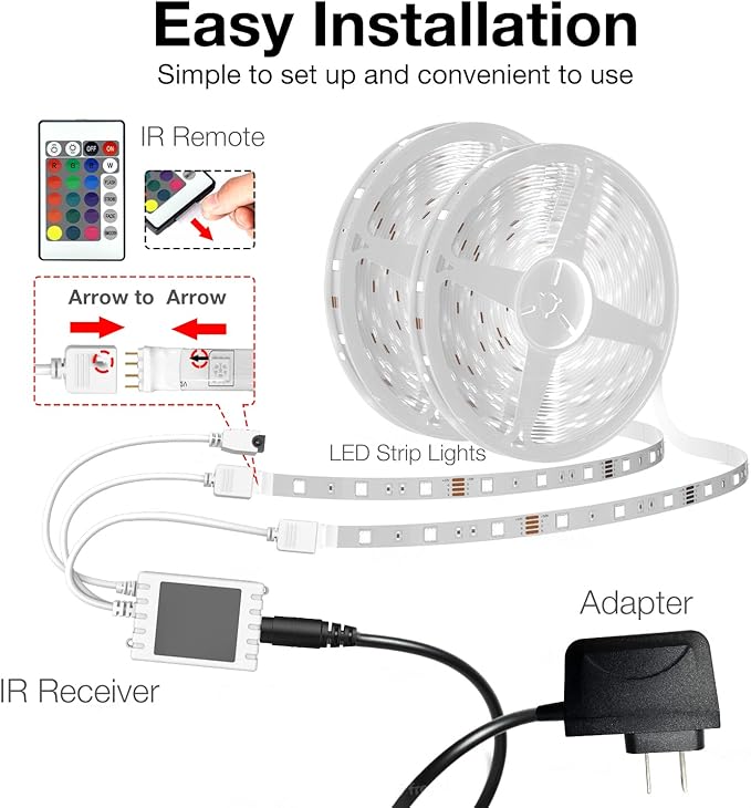 DAYBETTER 65.6ft WiFi Smart Led Lights Strip - Image 8