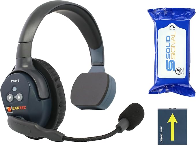 Eartec Ultralite PRO16-SR Single Ear Add-On or Replacement Remote Headset by SolidSignal