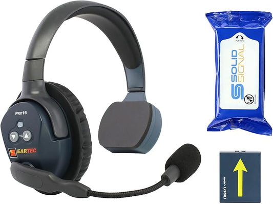 Eartec Ultralite PRO16-SR Single Ear Add-On or Replacement Remote Headset by SolidSignal