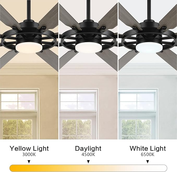 ELEHINSER 72 Inch Ceiling Fan - Image 6