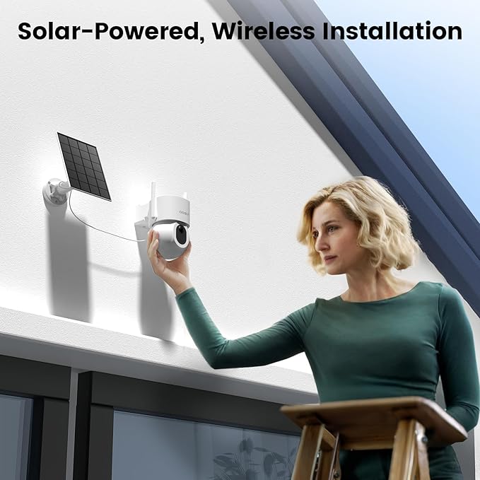AOSU Solar Security Cameras Wireless Outdoor - Image 2