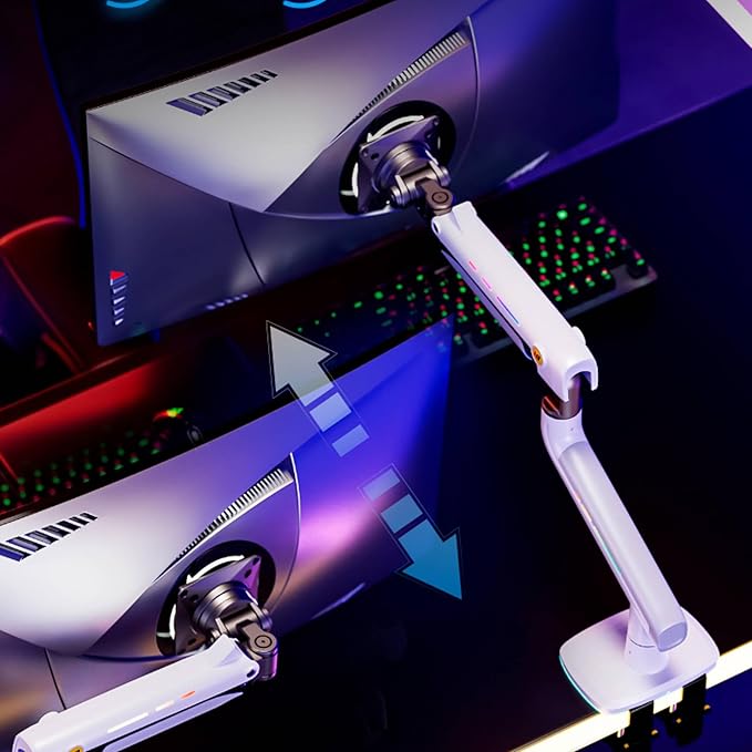 NB Gaming Monitor Arm or for 32 to 60 Inches Screen, Load up to 20 kg, VESA - Image 7