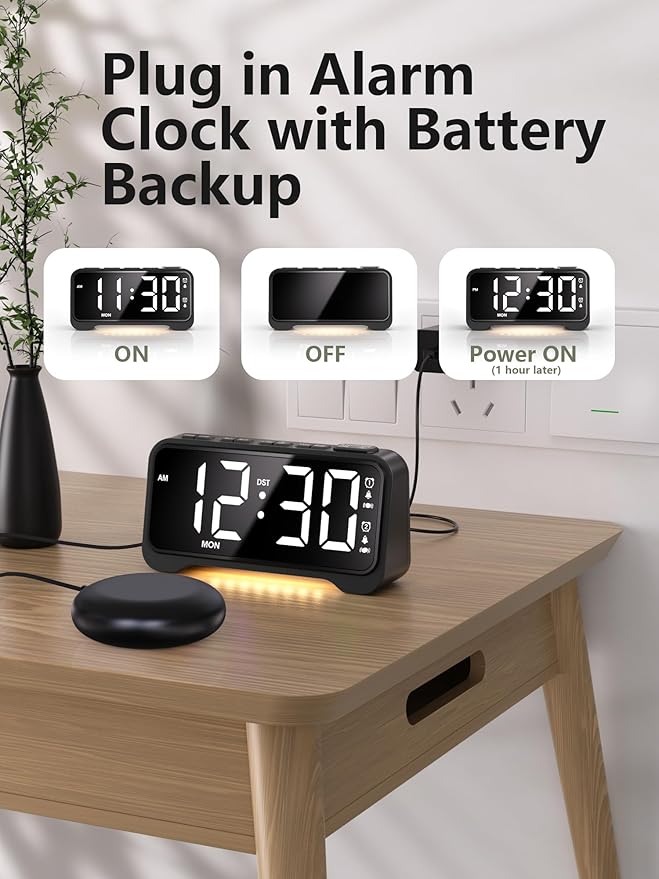 Vibrating Alarm Clock for Heavy Sleepers - Image 7