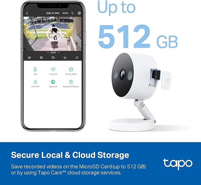 Tapo 2K+ Indoor/Outdoor Wired Security Camera - Image 3