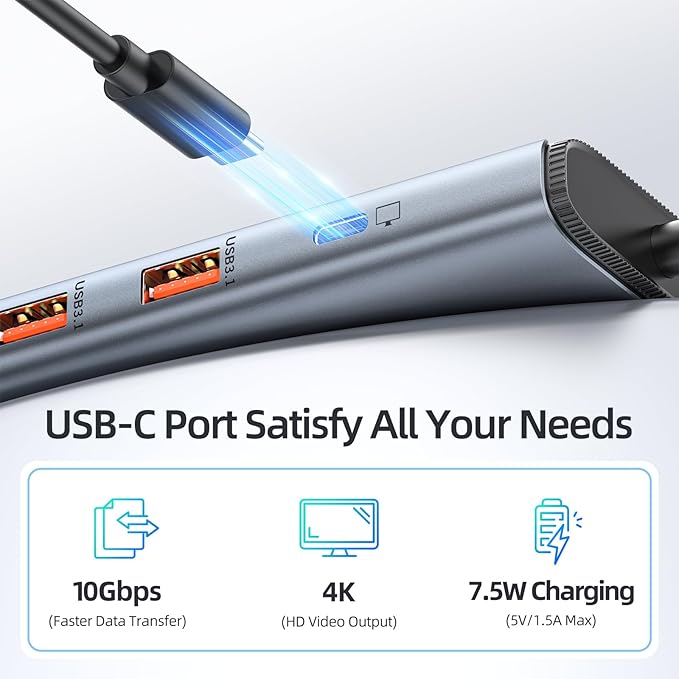 Docking Station USB C Video, 8K Laptop Docking Station Dual Monitor 8K@60Hz - Image 6