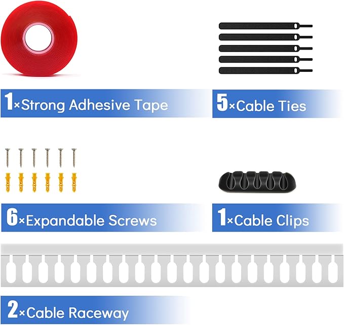 Cable Duct Management Raceway Kit, 31.4" Server Rack Management, Hide Network - Image 7