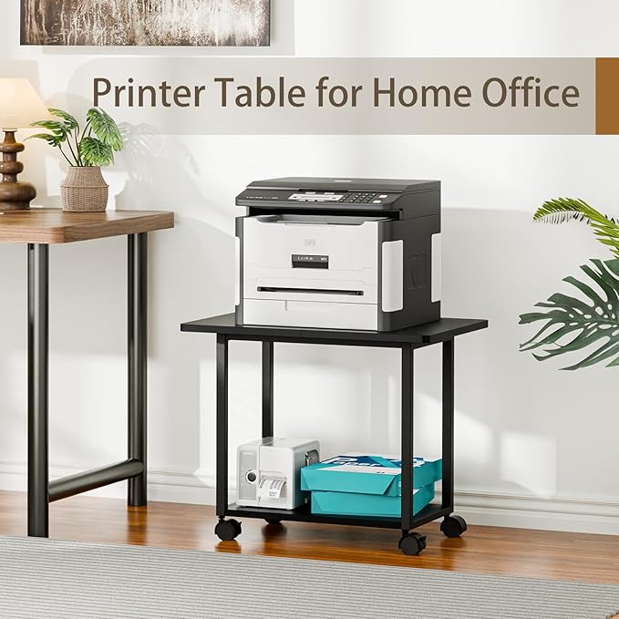 MARTY 22"x15.75" Large Under Desk Printer Stand - Image 2