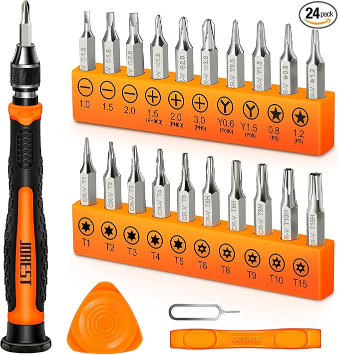 JOREST 24Pcs Small Precision Screwdriver Set by Jorest