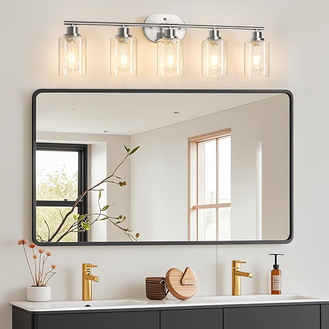 Unicozin Bathroom Light Fixtures, 5 Light Vanity Lights - Image 7