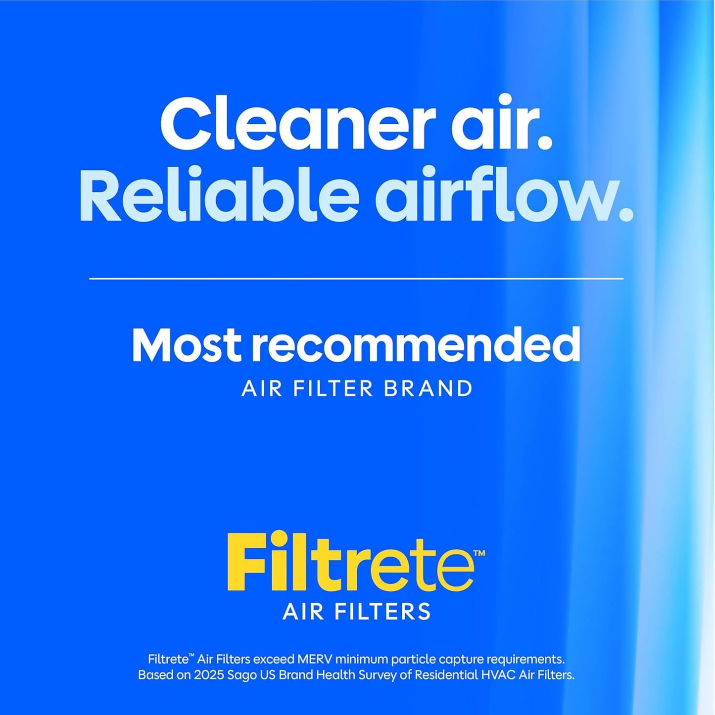 Filtrete 18x25x1 Air Filter, MERV 12, MPR 1500, Allergens, Bacteria & Viruses, 3-Month AC and Furnace Filters, Cleaner Air, Reliable Airflow, 4 HVAC Filters (Actual Size 17.81 x 24.81 x 0.78 in)