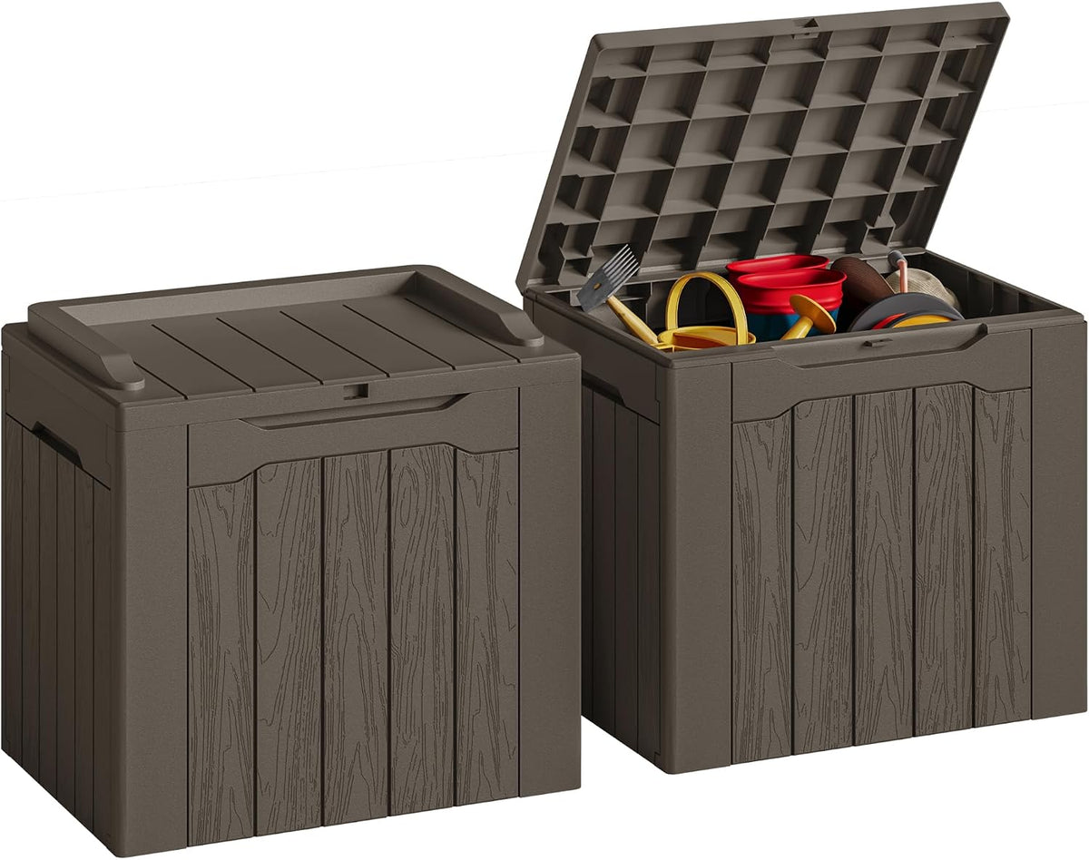 jummico 31 gallon resin deck box waterproof outdoor, main product view